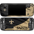 NFL New Orleans Saints Steam Deck Handheld Gaming Computer Skin